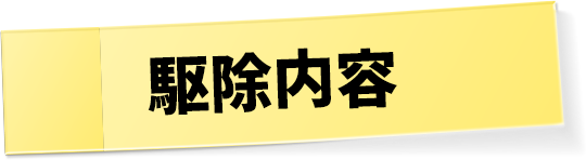 駆除内容